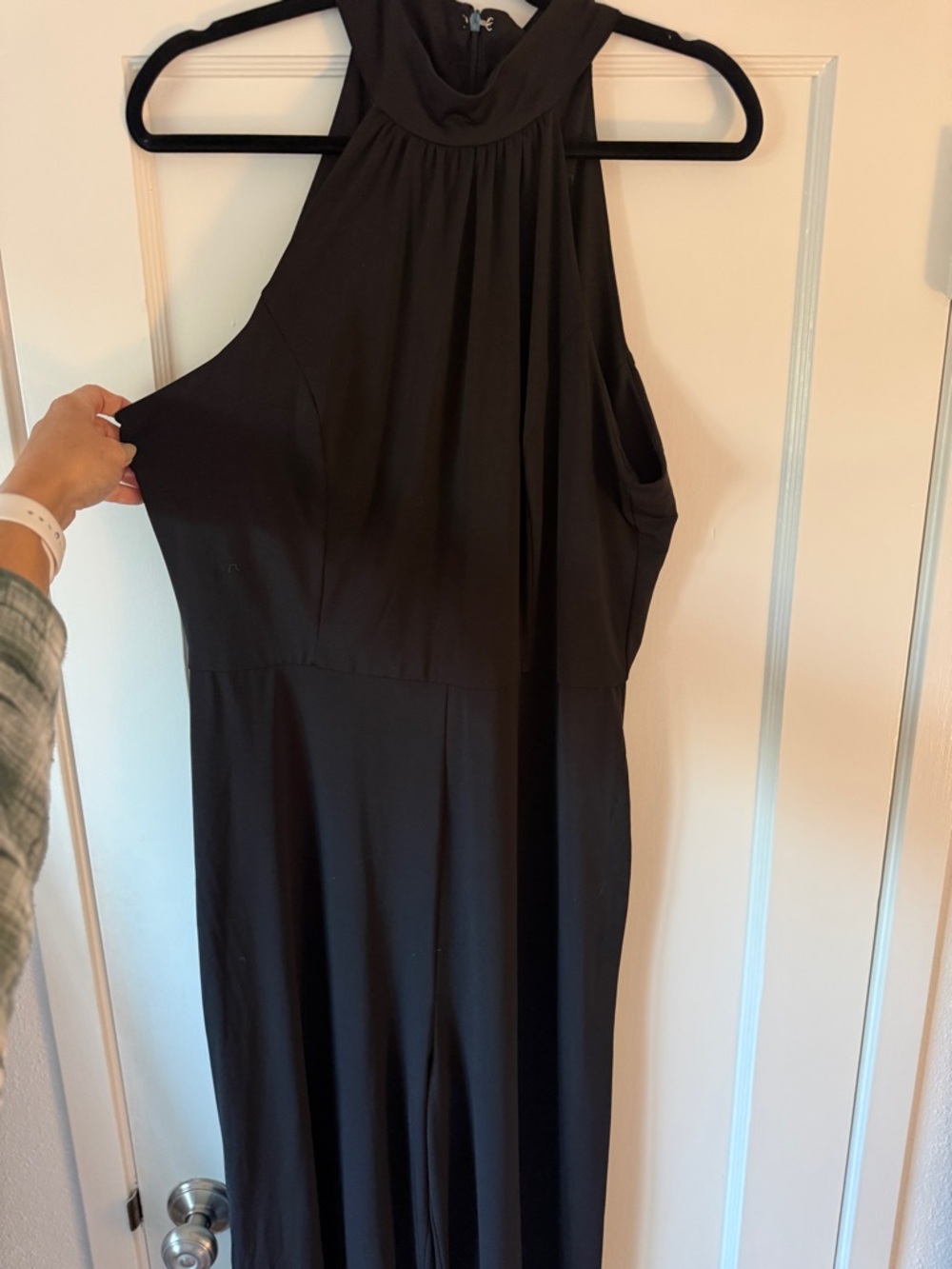 Alexia Admor Black Halter-neck Jumpsuit